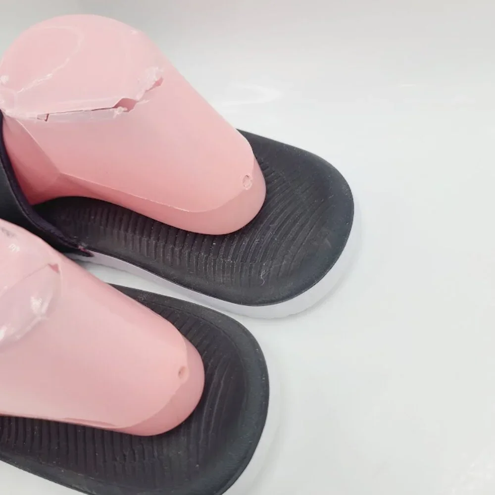 Nike Women's Black‎ Purple Kawa Slip-On Casual Slide Sandal Size US 10